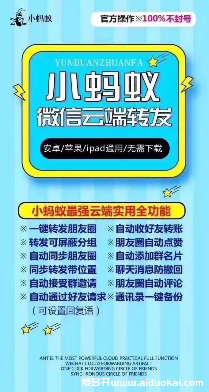 【云端风信子教程】小蚂蚁更名款-老品牌稳定不封号