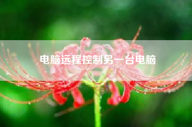 电脑远程控制另一台电脑(山竹远程控制使用要收费吗)