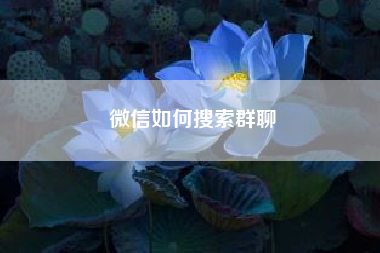 微信如何搜索群聊,微信怎么搜索群,怎么加陌生的群