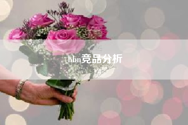 hbn竞品分析、如何做好竞品分析