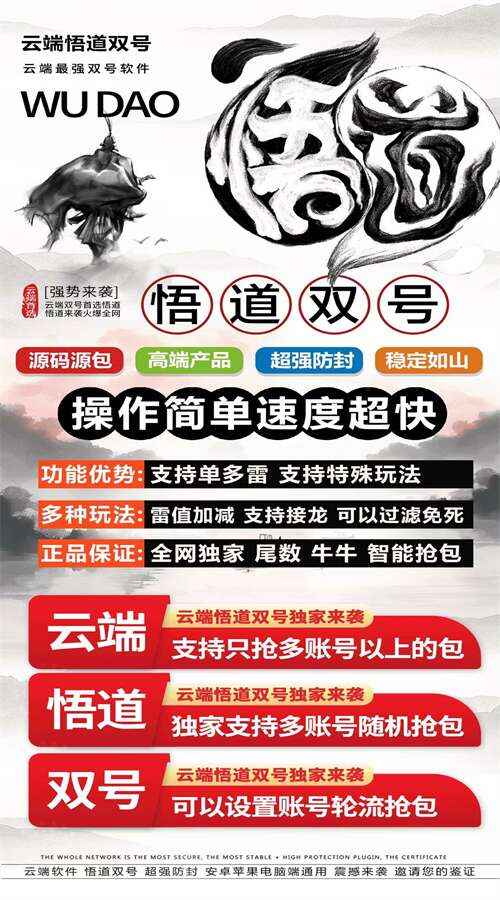 【云端双号扫尾悟道双号】娱乐测试专用免费版