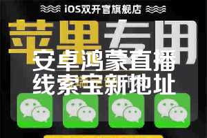 安卓鸿蒙直播线索宝新地址