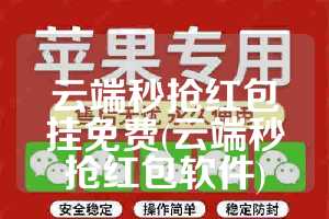 云端秒抢红包挂免费(云端秒抢红包软件)