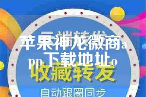 苹果神龙微商app下载地址o