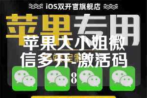 苹果大小姐微信多开-激活码8