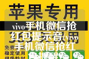 vivo手机微信抢红包提示音(vivo手机微信抢红包提醒)