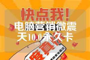 电脑营销微震天10.0永久卡