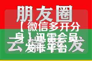 【微信多开分身】迅雷会员发卡平台