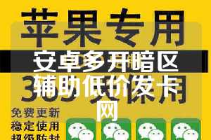 安卓多开暗区辅助低价发卡网
