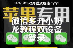 微信多开小奶龙教程双设备登录