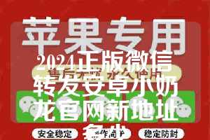 2024正版微信转发安卓小奶龙官网新地址多少