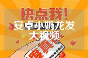 安卓小奶龙发大视频