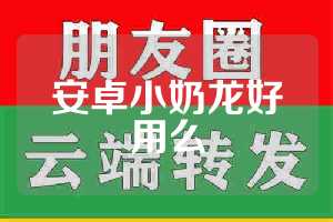 安卓小奶龙好用么