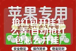 抢红包开挂怎么弄(自动抢红包怎么开挂)