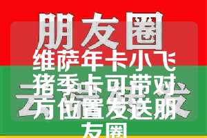 维萨年卡小飞猪季卡可带对方位置发送朋友圈